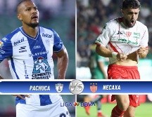 Pachuca recibe a Necaxa en duelo correspondiente a la Jornada 9 del Clausura 2026. ESPECIAL / IMAGO7 y CANVA