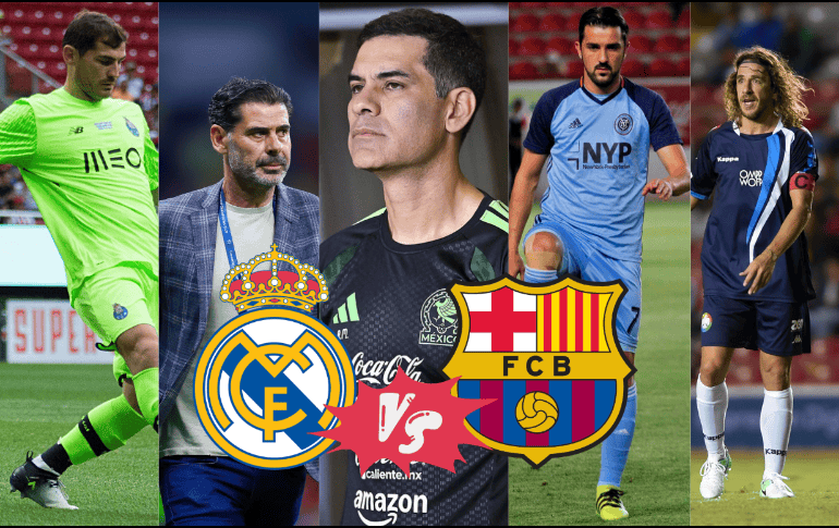 Este partido reunirá a destacados exfutbolistas del Real Madrid y el FC Barcelona en un solo lugar, en Guadalajara. Imago7 / ARCHIVO