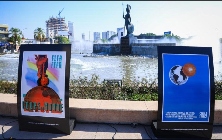 La exposición ofrece a los asistentes un viaje visual por la evolución del torneo de la FIFA y su impacto cultural. EL INFORMADOR / J. Acosta