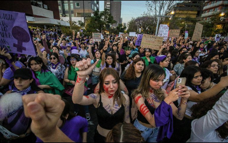 La marcha 8M 2026 reunirá a miles de mujeres en distintos Estados del país para exigir un alto a la violencia de género. EL INFORMADOR/ARCHIVO