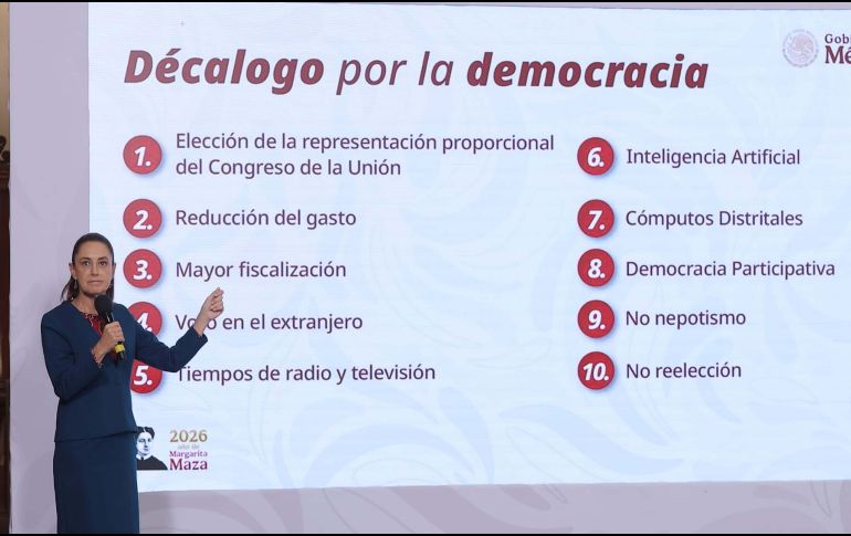 La Presidenta rechazó que se trate de un retroceso democrático. SUN/G. Pano