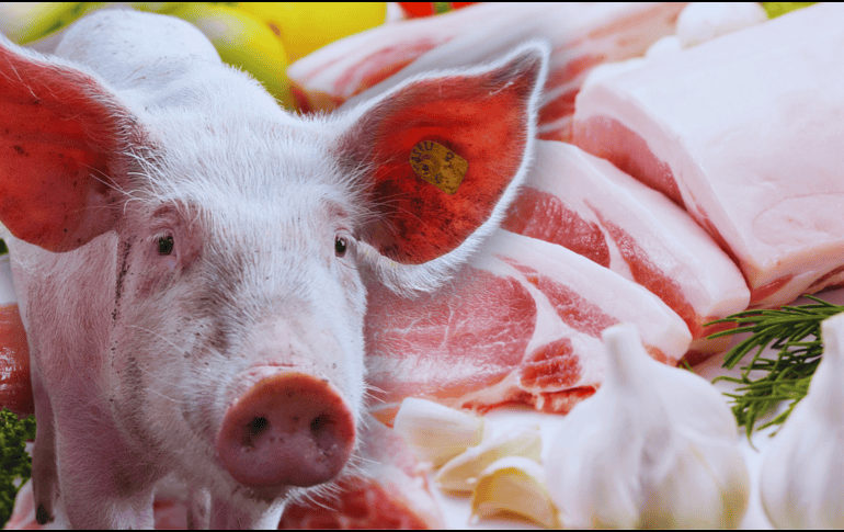 El consumo promedio de carne de cerdo supera los 22 kg anuales por persona. ESPECIAL / CANVA