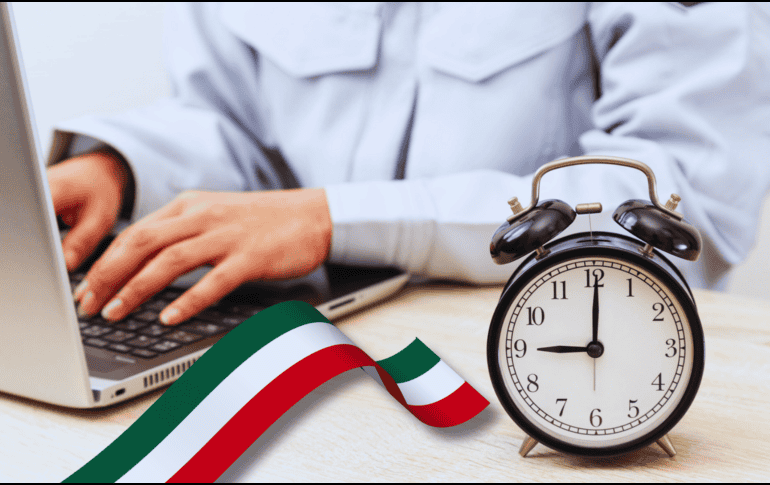 El decreto que reduce gradualmente la jornada laboral a 40 horas fue publicado en el Diario Oficial de la Federación (DOF). ESPECIAL / CANVA