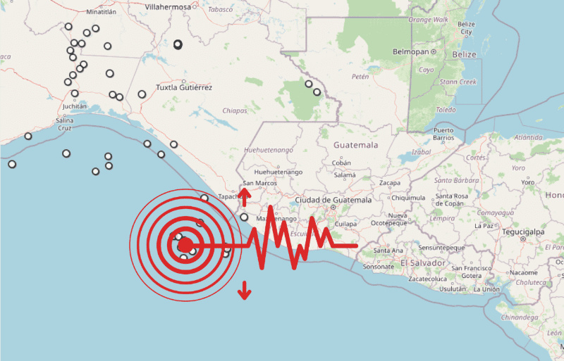 &nbsp;Sismo en Chiapas. ESPECIAL / SSN