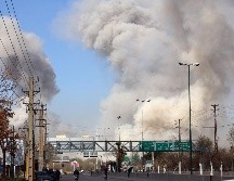 Israel y Estados Unidos comenzaron el sábado una ofensiva contra Irán con ataques con misiles y drones que han acabado con el jefe supremo Alí Jameneí. EFE/A. TAHERKENAREH