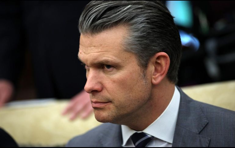 Fotografía de Pete Hegseth, quien se desempeña como el secretario de Guerra de Estados Unidos. EFE/EPA/S. Corum