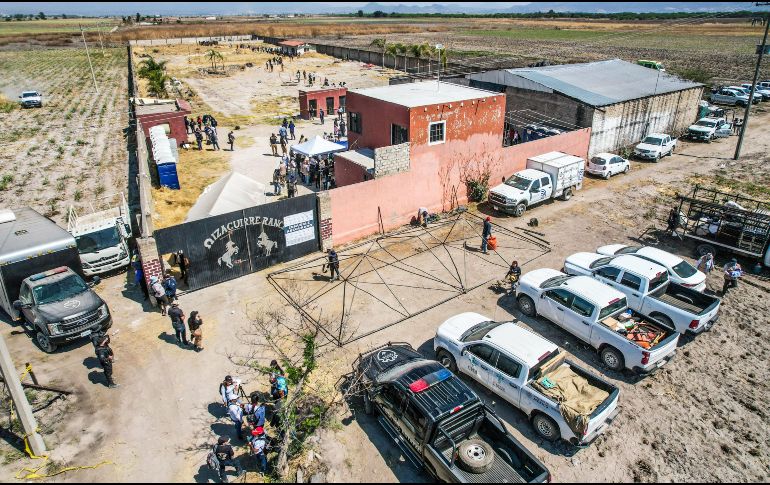 El rancho Izaguirre era utilizado como campo de adiestramiento del crimen organizado y tras un operativo y enfrentamiento, elementos de la Guardia Nacional lo aseguraron en 2024. EL INFORMADOR/ ARCHIVO