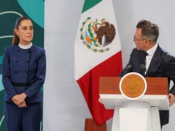 Lemus agradeció la presencia de la Presidenta Claudia Sheinbaum en Jalisco este  viernes. EL INFORMADOR / A. Navarro