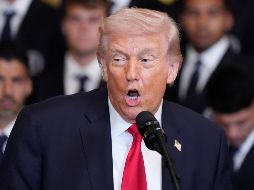 Donald Trump sostiene que los ataques contra Irán tienen el objetivo de proteger a los estadounidenses y acabar con las capacidades militares iraníes. AP/A. Brandon