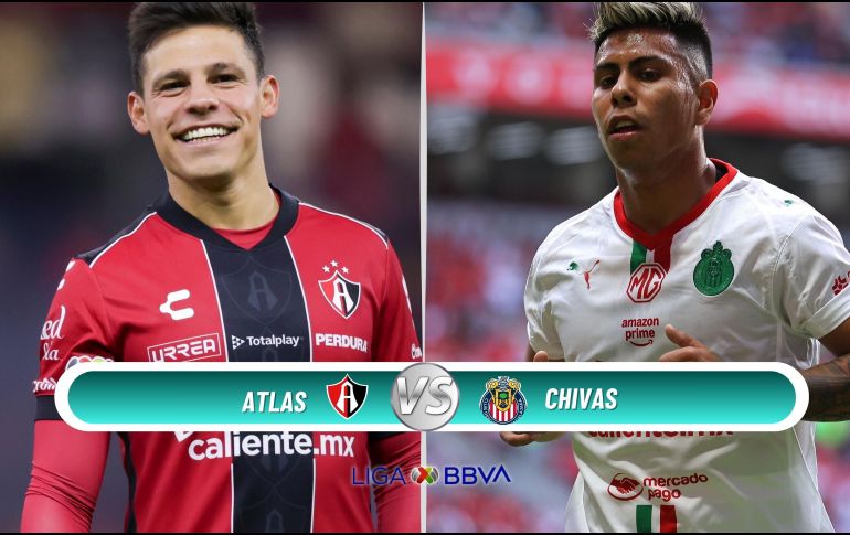 Atlas y Chivas se enfrentan en una nueva edición del Clásico Tapatío durante la Jornada 10 del Clausura 2026. ESPECIAL / IMAGO7 y CANVA
