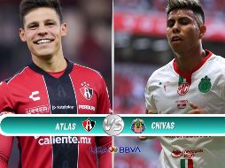 Atlas y Chivas se enfrentan en una nueva edición del Clásico Tapatío durante la Jornada 10 del Clausura 2026. ESPECIAL / IMAGO7 y CANVA