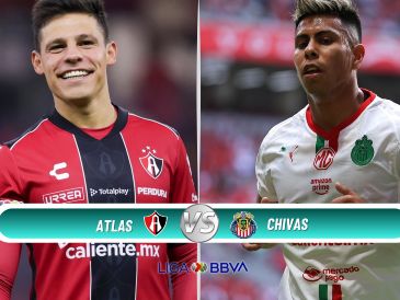 Atlas y Chivas se enfrentan en una nueva edición del Clásico Tapatío durante la Jornada 10 del Clausura 2026. ESPECIAL / IMAGO7 y CANVA