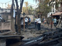 Las autoridades aún no han informado sobre las pérdidas económicas por el siniestro, luego de que muchos negocios quedaran en pérdida total. ESPECIAL/X/ @salomonj