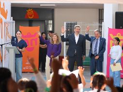 Frangie indicó que, dentro de estos centros, los niños podrán regularizarse de forma gratuita en diferentes materias. ESPECIAL/Gobierno de Zapopan