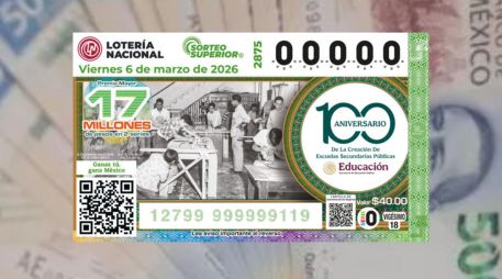 Resultados del Sorteo Superior 2875 de la Lotería Nacional del 6 de marzo