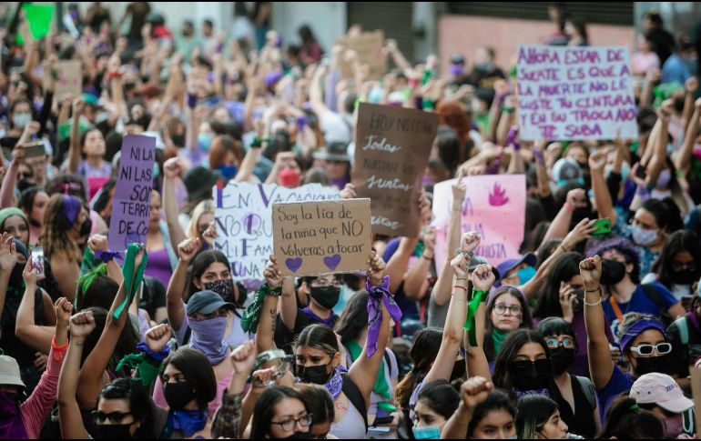 Autoridades capitalinas prevén cierres y cambios en la circulación por la marcha del 8M. EL INFORMADOR/ARCHIVO