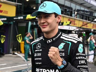 George Russell logró adjudicarse la pole position para el Gran Premio de Australia. EFE