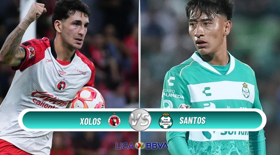 Xolos y Santos se enfrentarán este domingo en el Estadio Caliente. ESPECIAL / IMAGO7 y CANVA