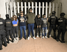 Los aprehendidos fueron arrestados por elementos de la Secretaría de Seguridad del Estado de México y de la Policía Municipal. X / @SS_Edomex