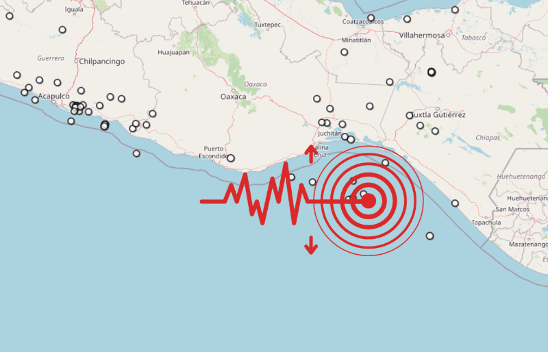 &nbsp;Sismos en Chiapas. ESPECIAL / SSN