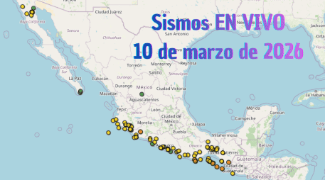  EN VIVO | Sismos en México | Martes 10 de marzo. ESPECIAL / SSN