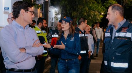 Se instalaron lonas para informar a los habitantes y comercios de las zonas sobre dichos trabajos. ESPECIAL / GOBIERNO DE GUADALAJARA