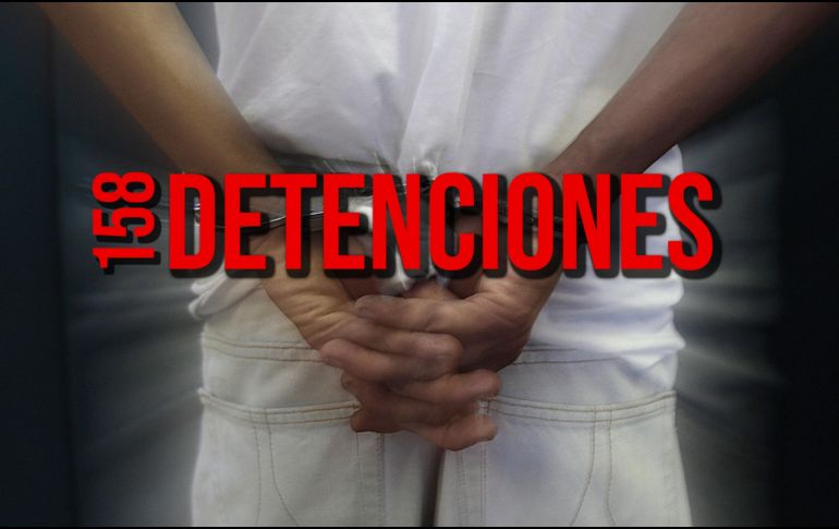 Estas son las detenciones más destacadas de entre las 158 reportadas por la Policía de Guadalajara. EL INFORMADOR / ARCHIVO