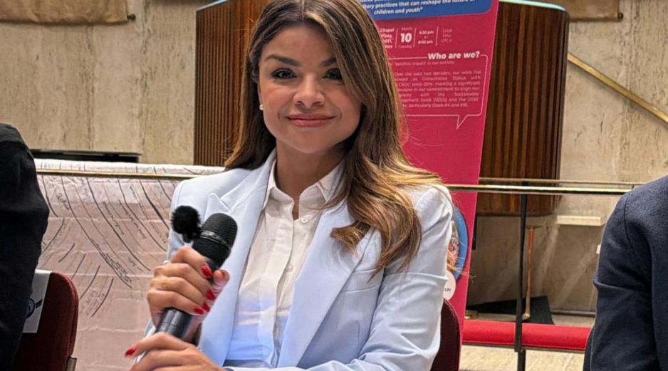 Gabriela Cárdenas participó en la CSW70 de la ONU y expuso el sistema de cuidados de Jalisco. ESPECIAL