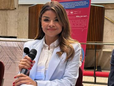 Gabriela Cárdenas participó en la CSW70 de la ONU y expuso el sistema de cuidados de Jalisco. ESPECIAL