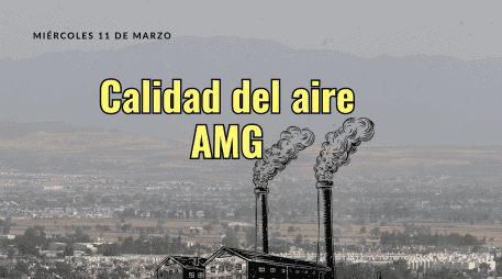Este miércoles 11 de marzo SEMADET registra mala calidad de aire en la estación Las Pintas con 104 puntos IMECA. EL INFORMADOR / ARCHIVO