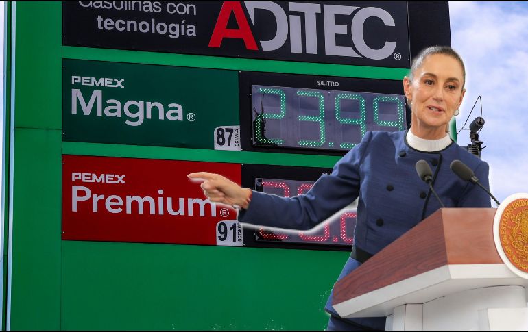 Este lunes, Sheinbaum aseguró durante su conferencia de prensa matutina que el precio de la gasolina no subiría en México. EL INFORMADOR / ARCHIVO