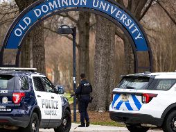 La policía llega al campus de la Universidad Old Dominion tras informes de un tirador activo el jueves 12 de marzo de 2026 en Norfolk, Virginia.AP/ K. Warner/The Virginian-Pilot