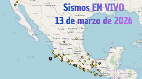 EN VIVO | Sismos en México | Viernes 13 de marzo. ESPECIAL / SSN