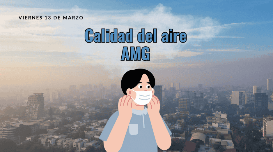 Este viernes 13 de marzo SEMADET registra mala calidad de aire en la estación Las Pintas con 109 puntos IMECA. EL INFORMADOR / ARCHIVO