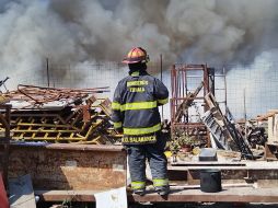 Se estima que la chatarrera en Tonalá presenta un área con posibles afectaciones de aproximadamente 200 × 200 metros. CORTESÍA