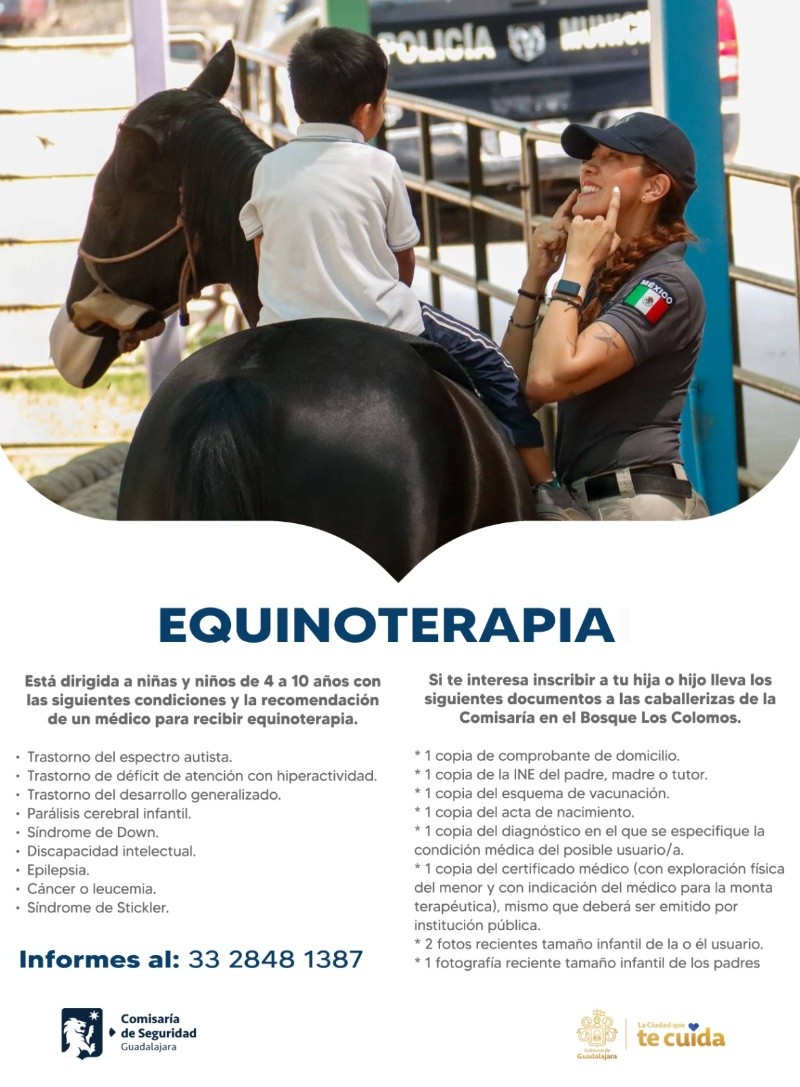 Información adicional de la equinoterapia en Guadalajara. ESPECIAL&nbsp;