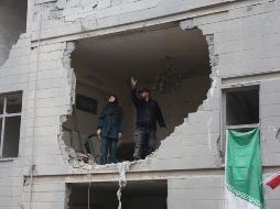 El Ejército también aseguró haber golpeado más de 100 instalaciones de producción de armamento y más de 500 centros de mando y control, además. EFE/A. TAHERKENAREH