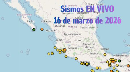 EN VIVO | Sismos en México | Lunes 16 de marzo. ESPECIAL / SSN