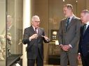 El rey Felipe VI de España, durante una visita no oficial en el Museo Arqueológico Nacional en Madrid. EFE / J. Jiménez Casa De S.M. El Rey