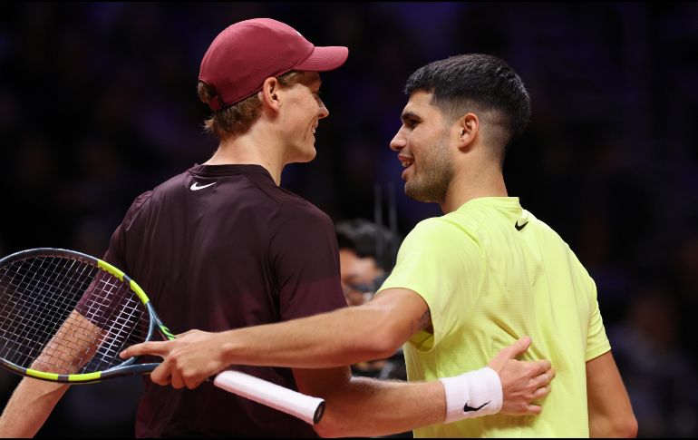 El español Carlos Alcaraz y el italiano Jannik Sinner emergen como las principales atracciones del Masters de Miami. EFE/ ARCHIVO.
