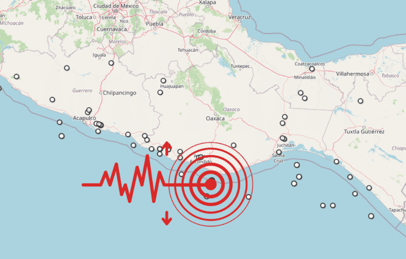 Sismo en Oaxaca. ESPECIAL / SSN&nbsp;