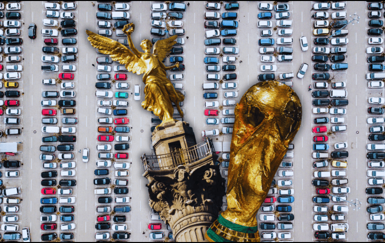El estacionamiento durante los partidos será complicado, ya que habrá bloqueos de vialidades y algunos carriles exclusivos por acuerdos de patrocinio de la FIFA con Uber. ESPECIAL / CANVA / EL INFORMADOR / A. Navarro