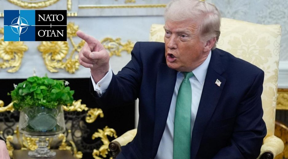 Trump insiste en que la OTAN nunca ha apoyado a Estados Unidos. EFE / EPA / YURI GRIPAS / POOL