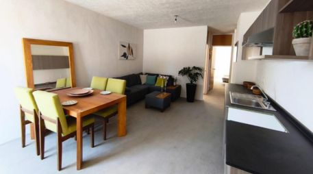  Así lucen las primeras viviendas para el Bienestar en Jalisco, ubicadas en El Salto. ESPECIAL/INFONAVIT