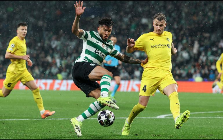 El Bodo llegó a la vuelta con diferencia de tres goles, pero los portugueses han hecho de su estadio una fortaleza y, desde el silbatazo inicial, se escuchó el rugido del público que cumplió su papel impulsando al equipo. EFE / M. A. Lopes