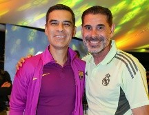 Rafa Márquez y Fernando Hierro. GENTE BIEN JALISCO / Cena de celebración “Copa Leyendas”