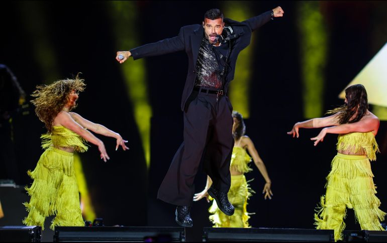 Ricky Martin se entregó al público tapatío con un show lleno de energía, coreografías y efectos visuales durante su presentación en el Estadio Panamericano. EL INFORMADOR/ A. Navarro