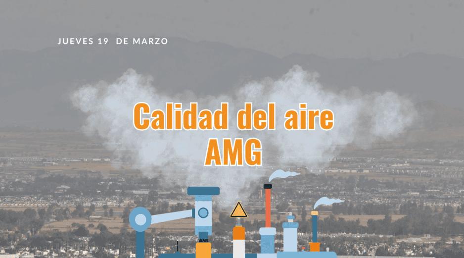 Este jueves 19 de marzo, SEMADET registra mala calidad de aire en Las Pintas con 103 puntos IMECA. EL INFORMADOR / ARCHIVO