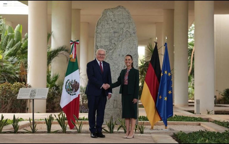 Se trata de la segunda visita de Steinmeier a México, en esta ocasión acompañado por una comitiva oficial y una delegación de empresarios alemanes. ESPECIAL/Presidencia de México