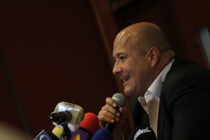 RUEDA DE PRENSA CON ENRIQUE ALFARO RAMIREZ SOBRE LOS TRABAJOS DE TRANSICION DEL NUEVO GOBIERNO LOCAL EBA004 ELIZABETH BARRERA ALVAREZ